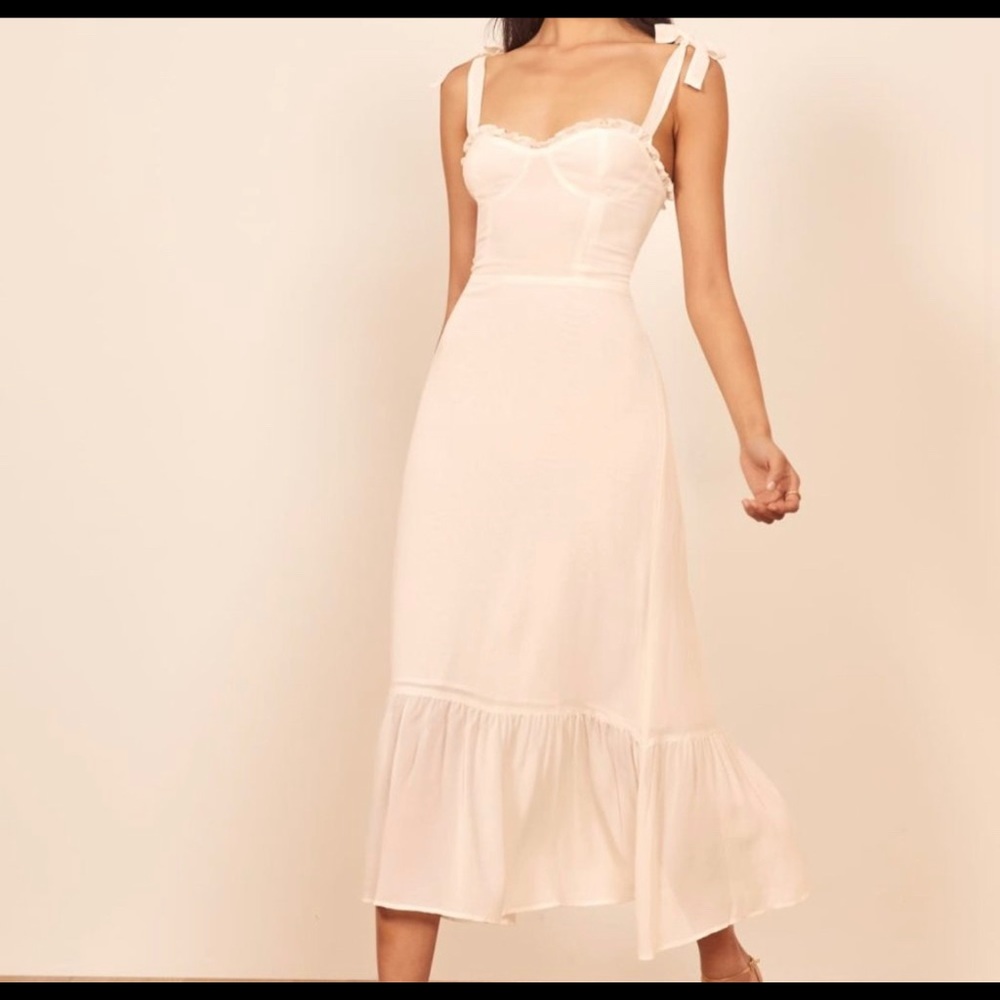 Reformation Nikita Ivory Size 4